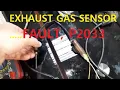 Simple check of the exhaust gas temperature sensor of the particulate filter DPF FAULT P2033