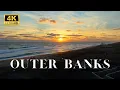 Above OBX in 4K - 1 Hour of Relaxing Outer Banks Beach Aerial with Calming Ocean Sounds