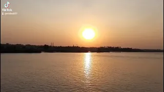 Sunset In Cairo Egypt The Amazing Nile River 