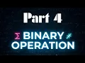 Binary Operation Part 4 Easy Maths Tutorial