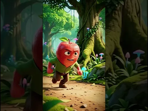 केला और एप्पल रहस्यमयी जंगल में फँस गए 😱🍌🍎 | Funny Adventure #shorts