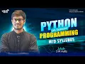 Python Programming Mid Suggestions Class Hafiz Vaiya