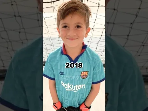 Thiago Messi Evolution over the years π«β½ #shorts #football #thiago