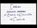 Definite integrals l Integration with limits