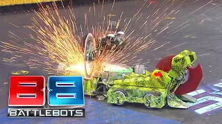 Skorpios vs. Death Roll vs. Bucktooth Burl | Season 2: Exhibition Rumble | Battle Bots