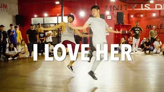 i love her chris brown choreography by alexander chung