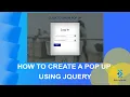 simple pop up using Jquery in 10 minutes
