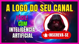 Como Criar uma Logo para o seu Canal Dark usando IA + Canva - Playground AI