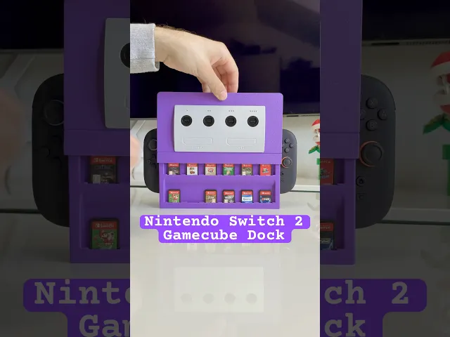 Nintendo Switch 2 Gamecube Dock | Cartridge holder video thumbnail