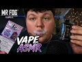ASMR Mouth Sounds Vape Tricks Mr Fog Aura Vape Review