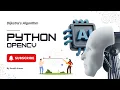 Shortest Pathfinding Simulation for Robotics Dijkstra Algorithm in Python OpenCV