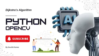 Shortest Pathfinding Simulation for Robotics Dijkstra Algorithm in Python OpenCV