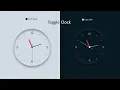 Toggle Between Dark and Light Mode using CSS JavaScript Neumorphism Working Analog Clock part 2