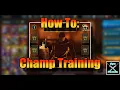 How to Champion Training Raid Shadow Legends