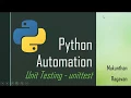 Python Automation Unit Testing