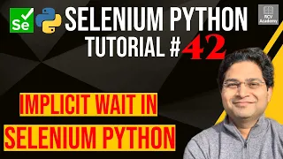 Selenium Python Tutorial - Implicit Wait in Selenium Python