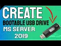 How To Create A Bootable Windows Server 2019 USB Media Flash Drive Stick Using Rufus