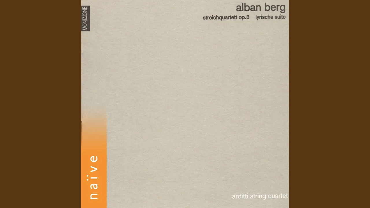 Streichquartett, Op. 3: I. — Streichquartett, Op. 3: I. —
