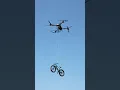 Download Lagu Massive delivery drone lifts a mountain bike 🪂 DJI FlyCart 30 🎬 @GDtoo