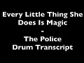 Lagu Everything Little Thing She Does Is Magic - The Police - Drum Transcript DIFFICULTY 4/5 ⭐️