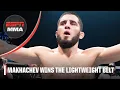 Reaction to Islam Makhachev beating Charles Oliveira at UFC 280 ESPN MMA