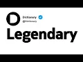 Legendary Synonyms Similar Words