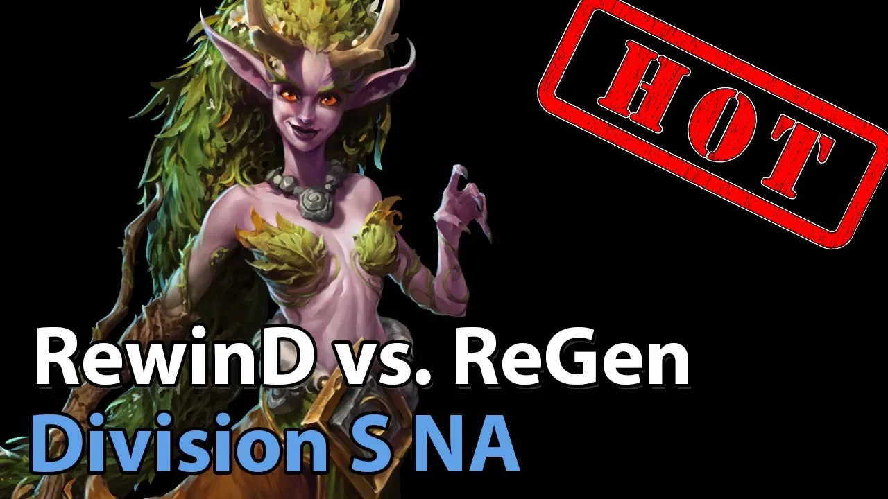 ► Division S NA - RewinD vs. ReGen - Heroes of the Storm Esports