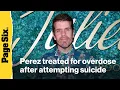 Perez Hilton treated for overdose after attempting suicide fleeing home police