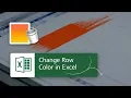 How To Modify Row Color in MS Excel