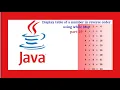 Display table of a number in reverse order using while loop part-29