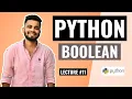 PYTHON Boolean Lecture Python Tutorial for beginners