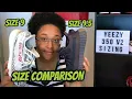 HOW DOES YEEZY 350 V2 FIT SIZE COMPARISON