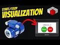 Visualization button and the lamp Codesys tutorial