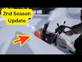 PowerSmart snowblower pushing DEEP er snow