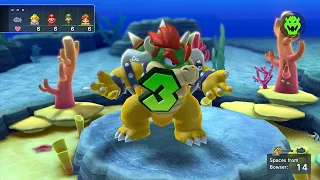 Mario Party 10 - Peach Mario Luigi Daisy vs Bowser