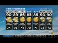 New York Weather Thunderstorms Brewing