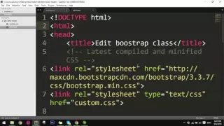 Bootstrap 3 How to override class in bootstrap with css style easy to do 2016