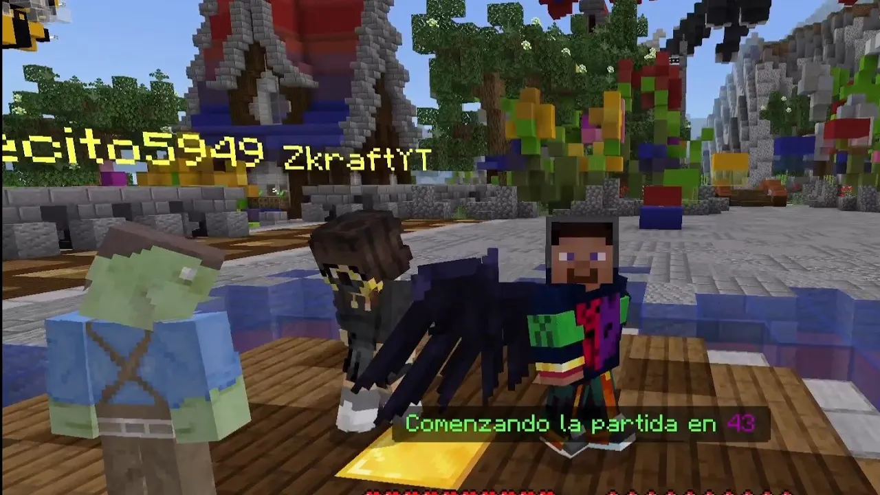Eggwars Con los ratas (Zkraftt y Alecitog)