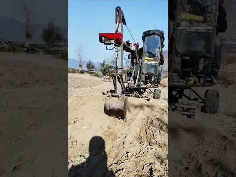 Excavator made from scrap #shorts