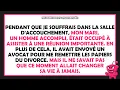Download Lagu Mon mari m'envoie les papiers du divorce pendant mon accouchement – je les signe devant la presse.
