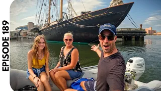 Sailboat in the City – Sailing Chesapeake Bay, Norfolk to Deltaville (Ep.189)