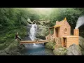 Full Time-lapse 180 Days Jungle Survival House Building Challenge. How I Overcame It?