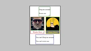 JavaScript Drag-Move and Resize any element with jQuery