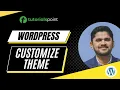 WordPress - Customize Theme Tutorialspoint