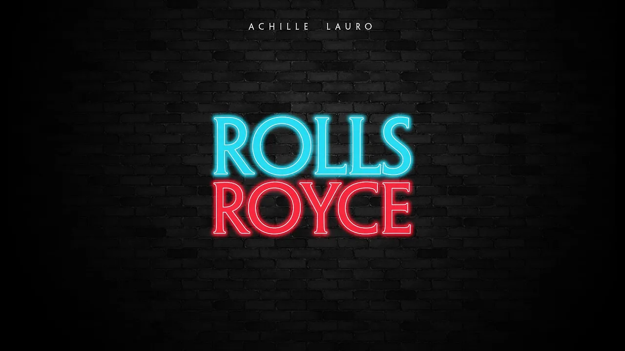 Achille Lauro - Rolls Royce (Lyric Video - Sanremo 2019)