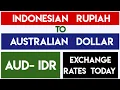 INDONESIAN RUPIAH TO AUSTRALIAN DOLLAR EXCHANGE RATES TODAY 12 September 2025