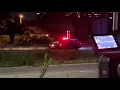 Preview Westbound belt parkway after exit 4 shut down for possible fatal overturned vehicle on grass