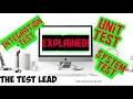 Unit Testing Integration Testing and System Testing Explained-The Test Lead SDET