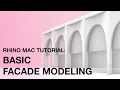 Rhino getting started Facade modeling tutorial