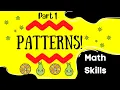 Early Math Skills Patterns Lessons 1 Pre-K and Kindergarten Math Lesson